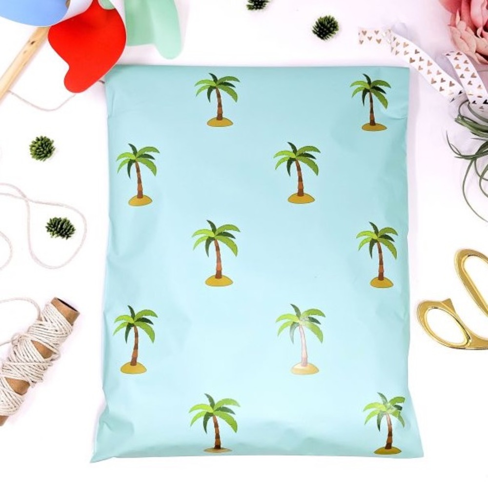 Palm Tree 🌴 10x13 Poly Mailers Pack of 25 - Picture 1 of 5